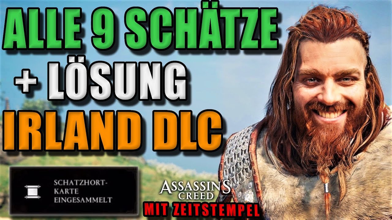 Assassins Creed Valhalla alle Schatzkarten Irland Schatzhortkarten DLC AC Schatzkarte deutsch Lösung