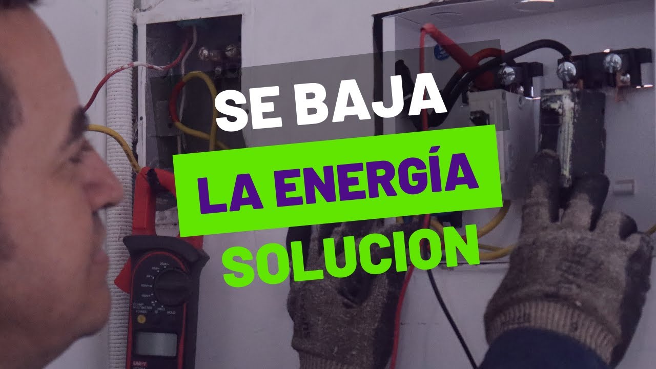 Porque se baja la energia / Caida de voltaje