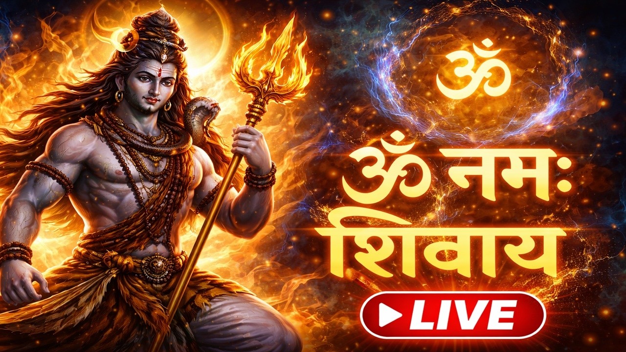 🔴 LIVE Nonstop Om Namah Shivaya | Shiva Mantra Jaap | Peace & Positive Energy