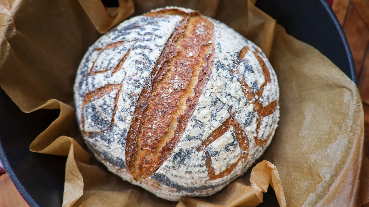 Buttermilch Brot Rezept im Topf knusprig & lecker