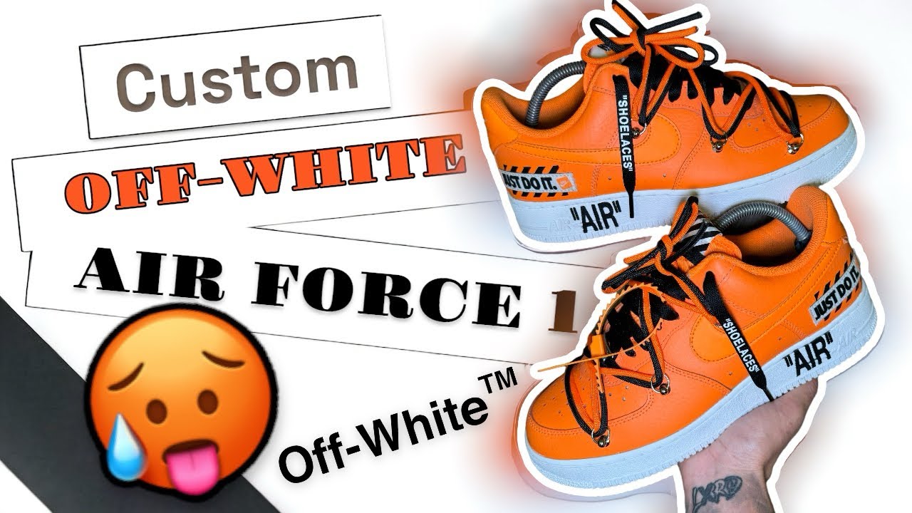 Custom OFF-WHITE Air Force 1
