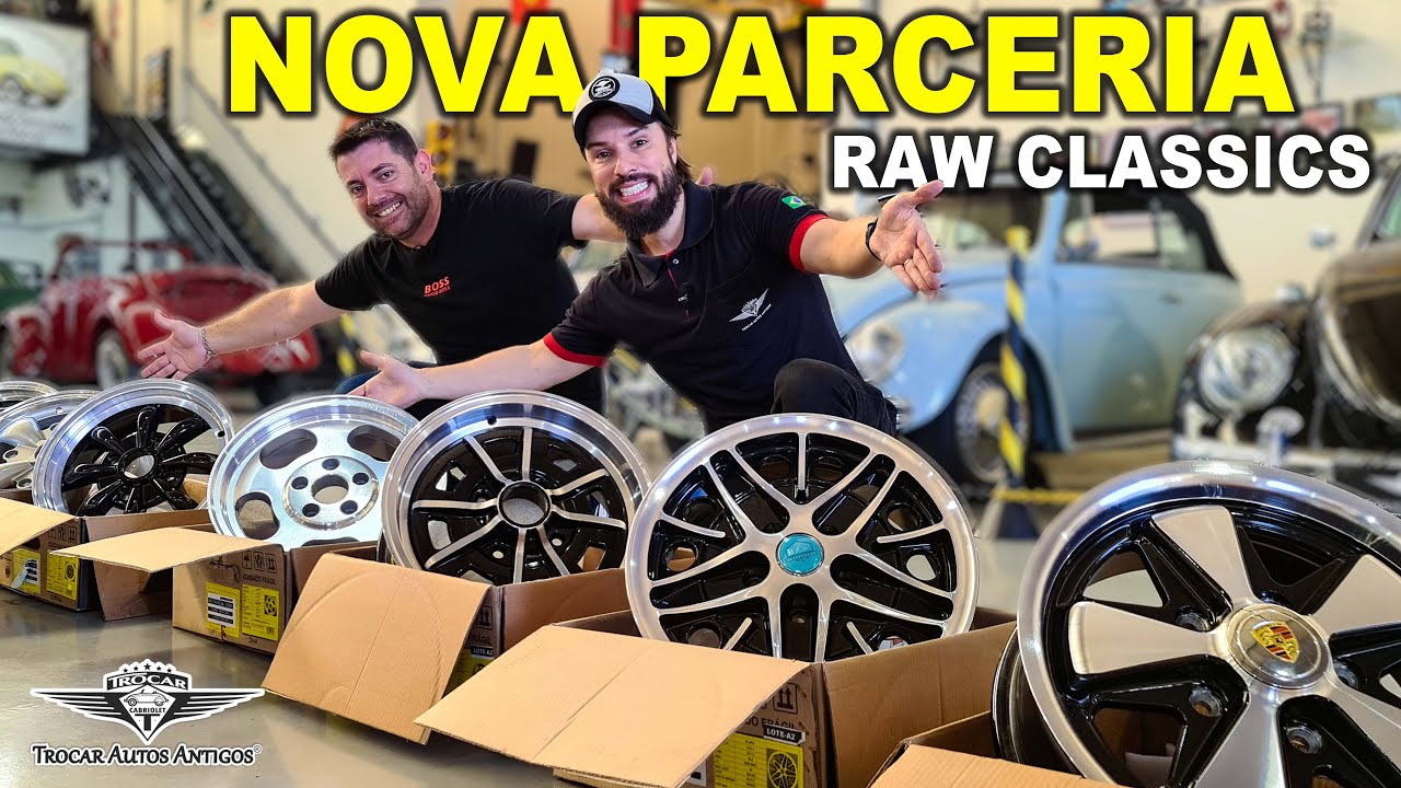 CHEGARAM as NOVAS RODAS da RAW CLASSICS - Conheça os modelos! Divulgação da nova parceria!