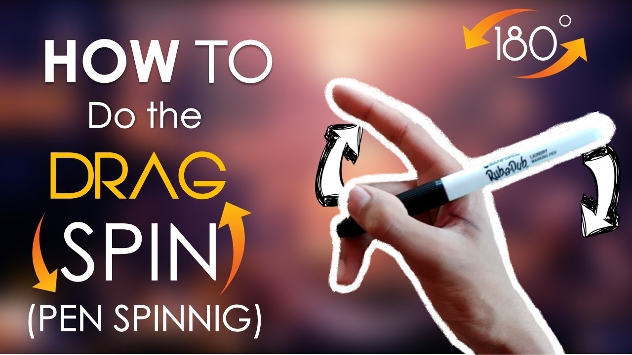 How to do the Drag Spin || Epic Pen Spinning Tutorials || by Maestro
