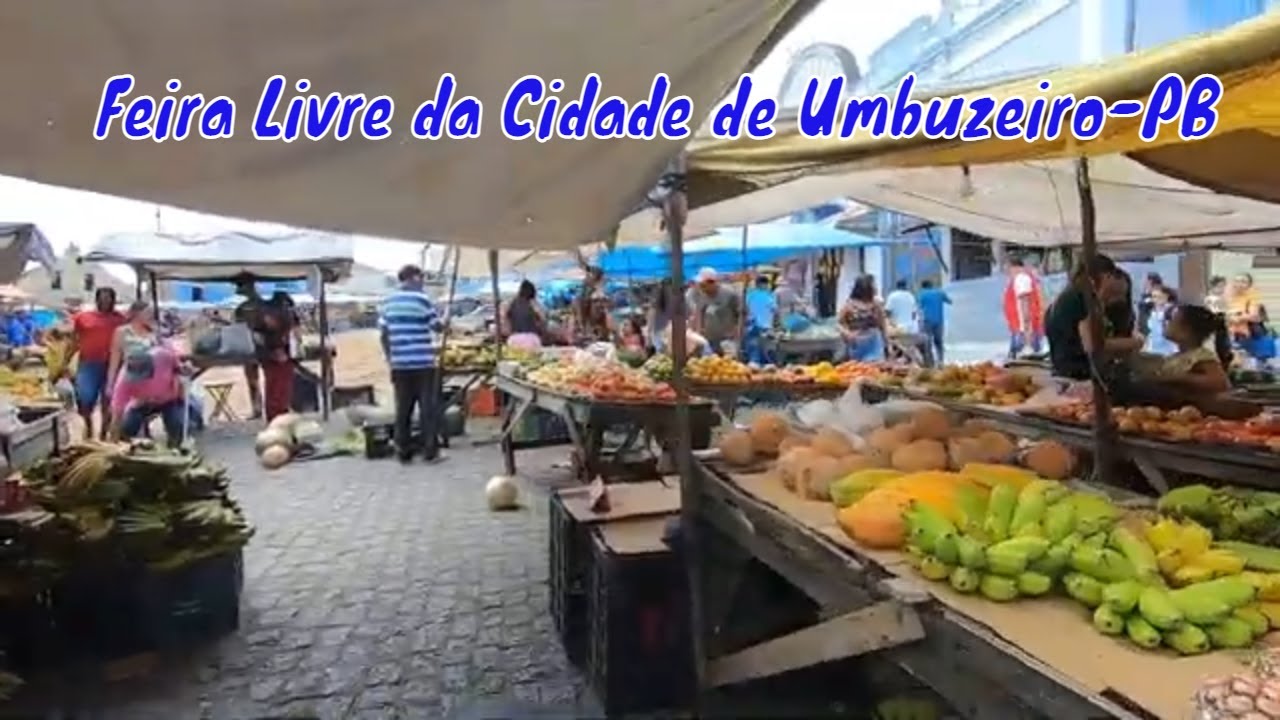 Feira Livre da Cidade de Umbuzeiro PB