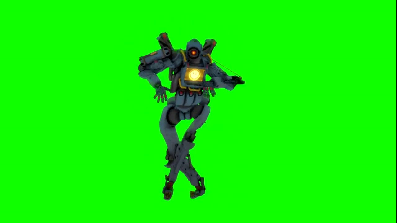 Apex Legends Pathfinder default dance greenscreen