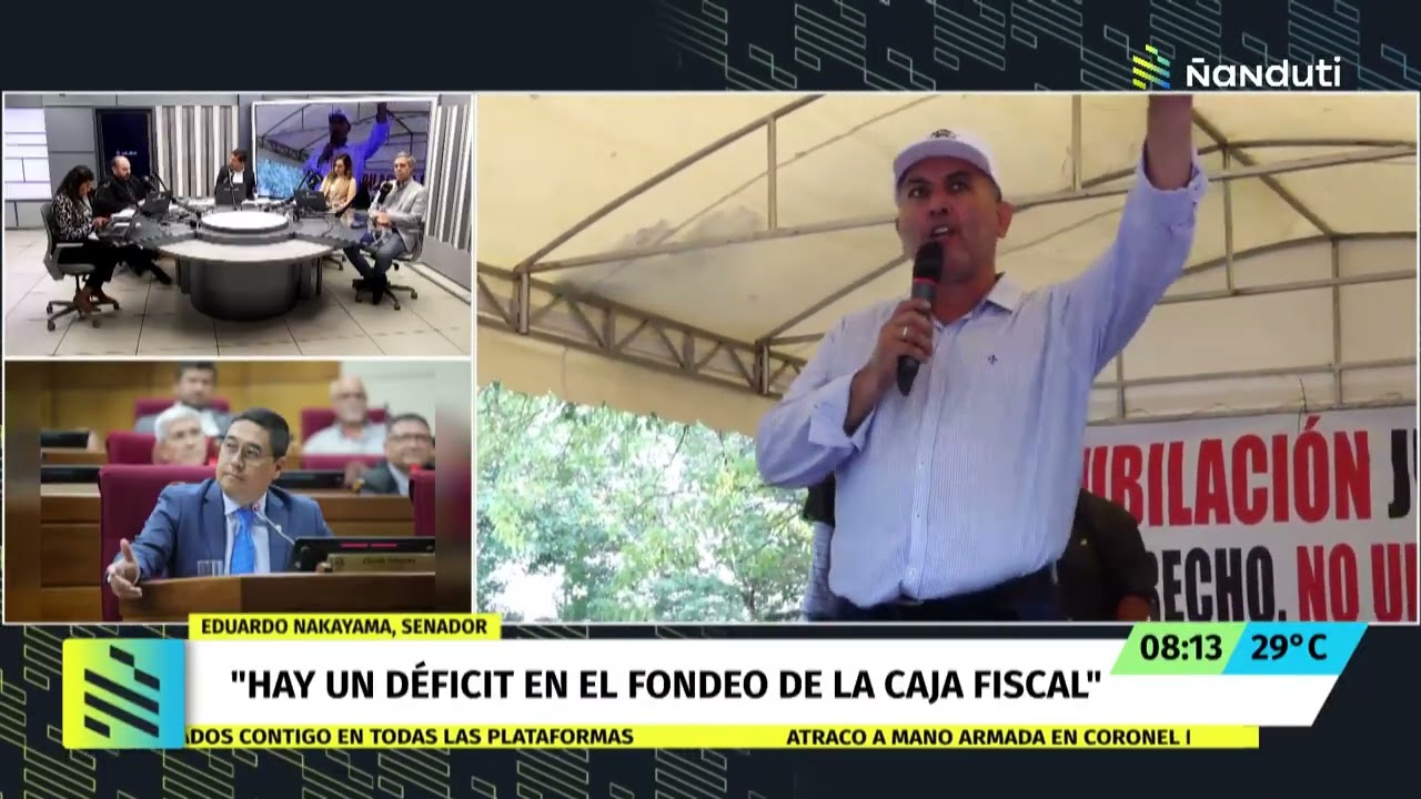 Nakayama se muestra en contra de la reforma de la Caja Fiscal