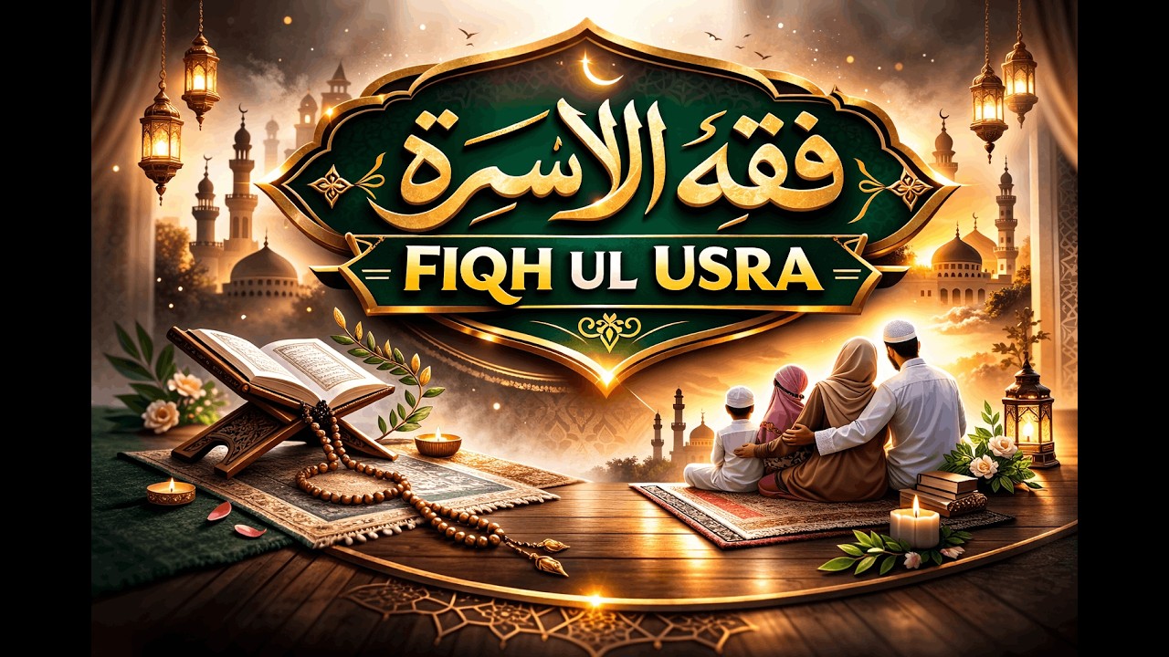 Fiqh ul Usra Class 01