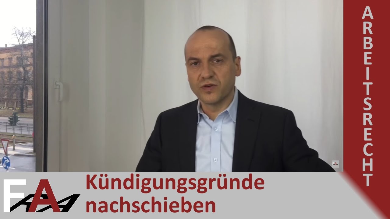 Können Kündigungsgründe nachgeschoben werden? | Fachanwalt Bredereck