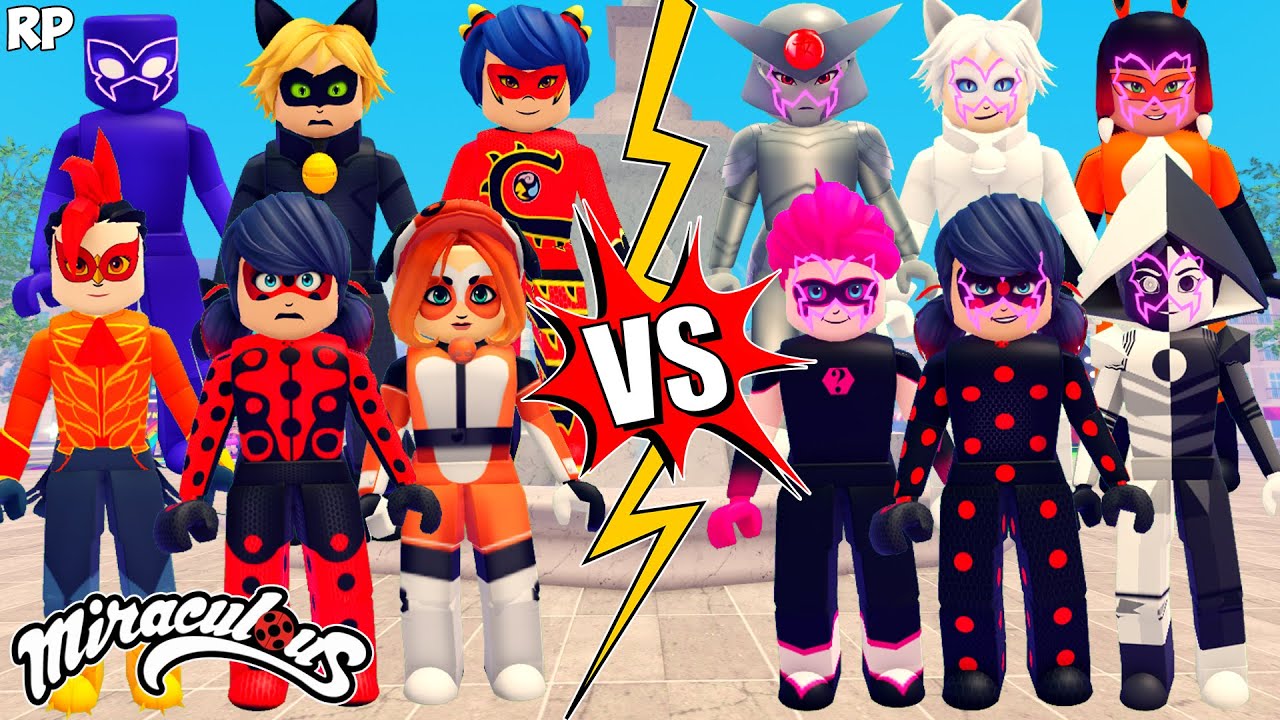 AKUMATIZED VS ORIGINAL TRANSFORMATION (COMPARISON) NO MIRACULOUS RP - MIRACULOUS ROBLOX!