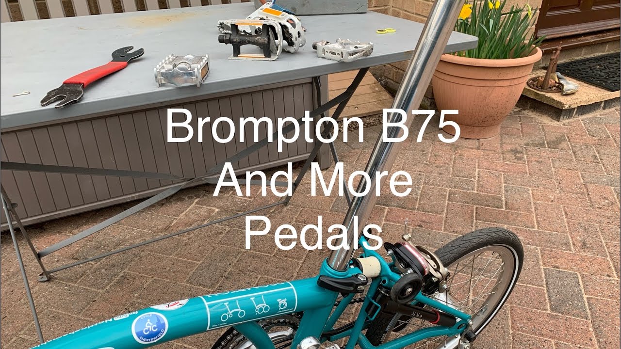 Brompton B75 Retro Gets Different Pedals But Will They Be An Upgrade?