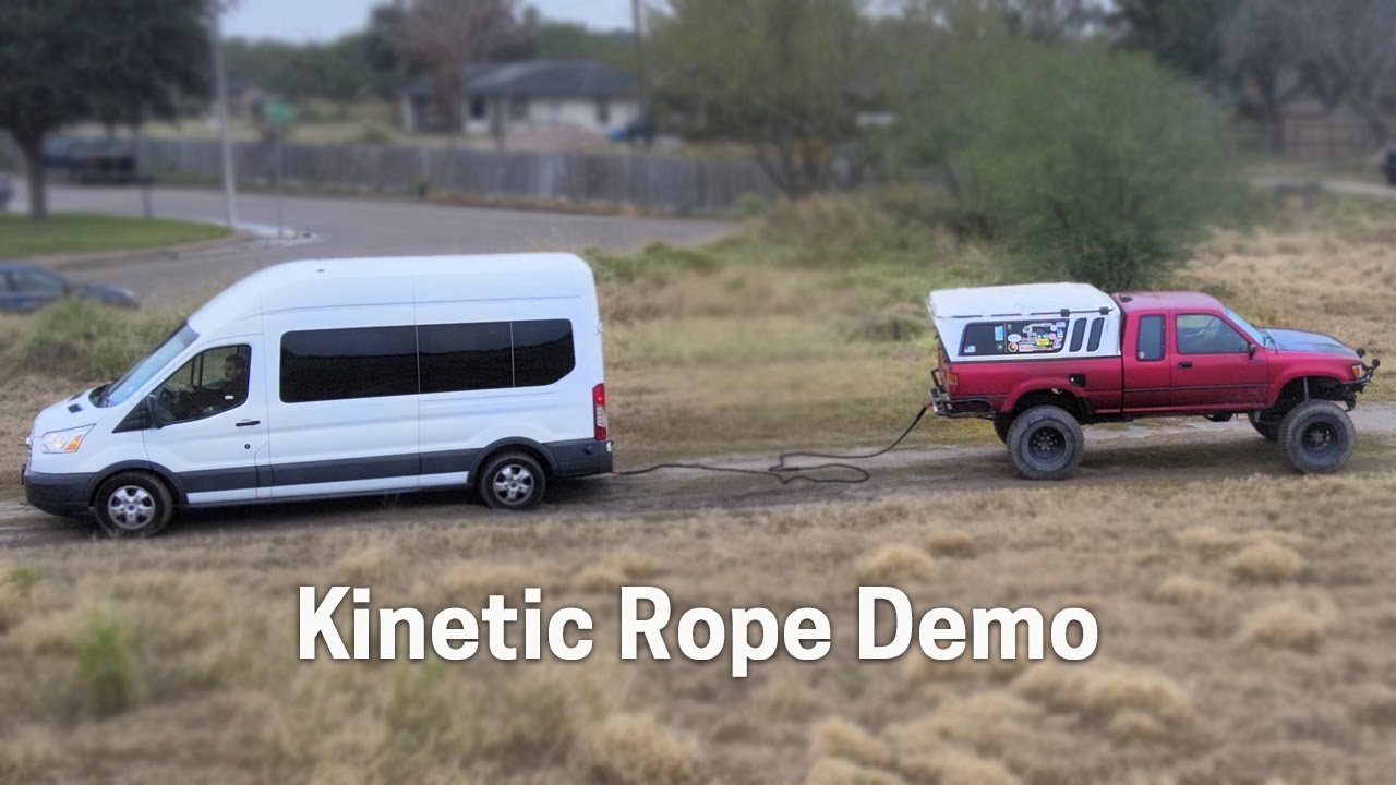 Kinetic Rope Demonstration (FieryRed Kinetic Rope)