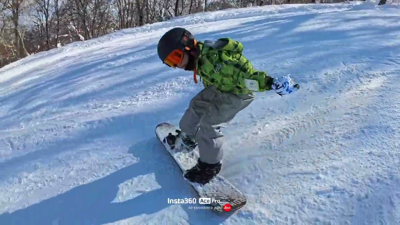 たけちゃんファミリーと野沢温泉❄