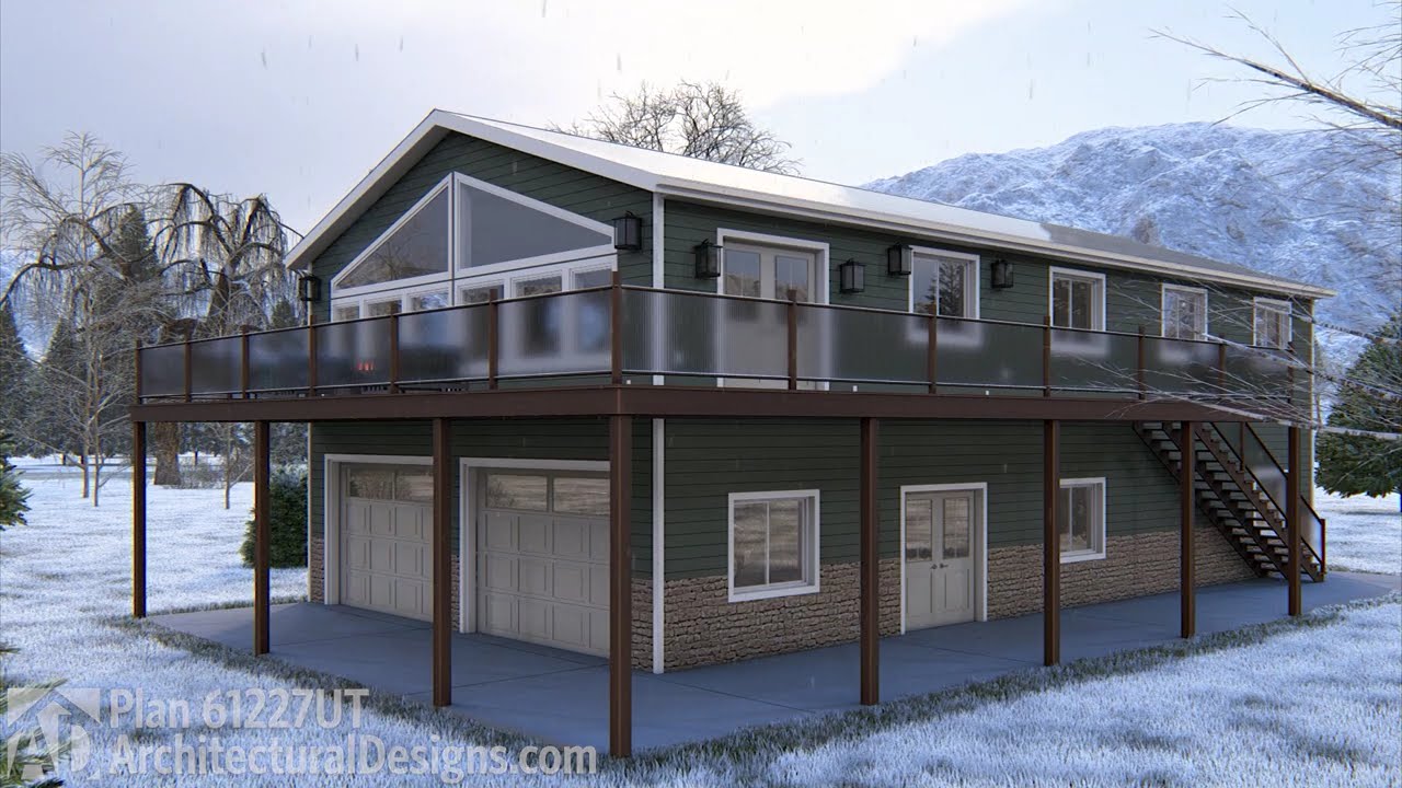 Traditional Carriage House Plan Walkthrough Tour - Plan 61227UT Architectural Designs