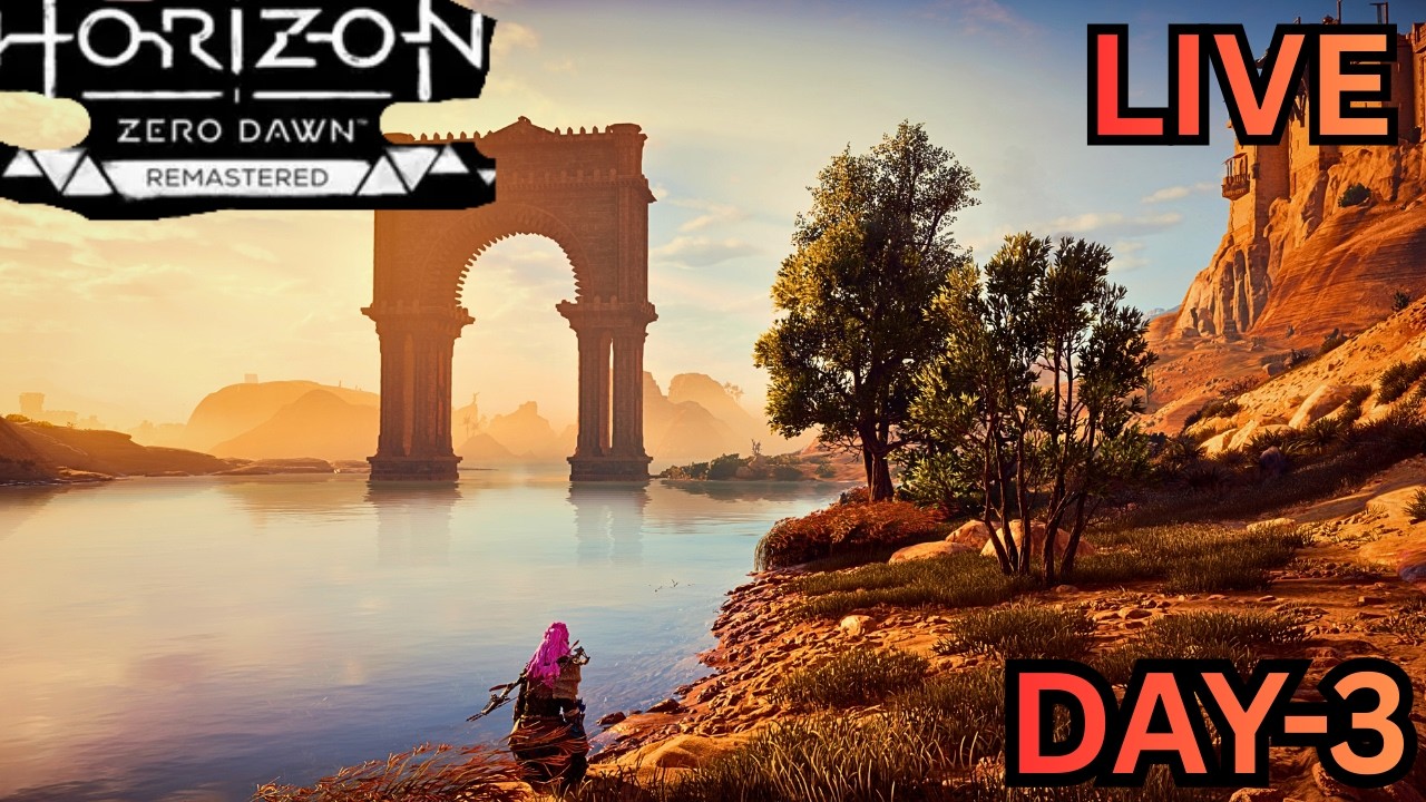 HORIZON ZERO DAWN REMASTERED CHILL LIVE STREAM DAY-3| PLAYING FIRST TIME #horizonzerodawnremastered
