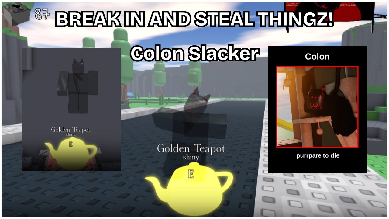 Winning with 'Colon' Slacker Skin | Roblox Break in and Steal Thingz! (BIAST)