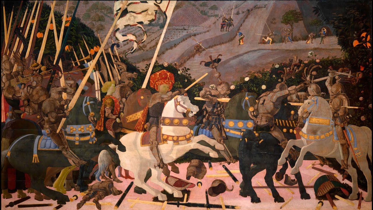 Tumultos en la Toscana · PAOLO UCCELLO