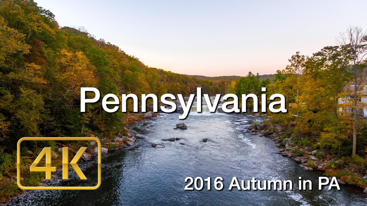 Autumn in Pennsylvania 4K UHD Phantom 4 Aerial footage of Fall Foliage 2016