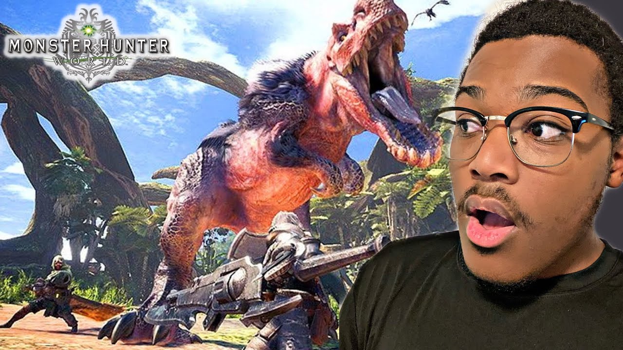 THESE DINOSAURS RUTHLESS OUT HERE&hellip;| Monster Hunter World - (Funny Moments)