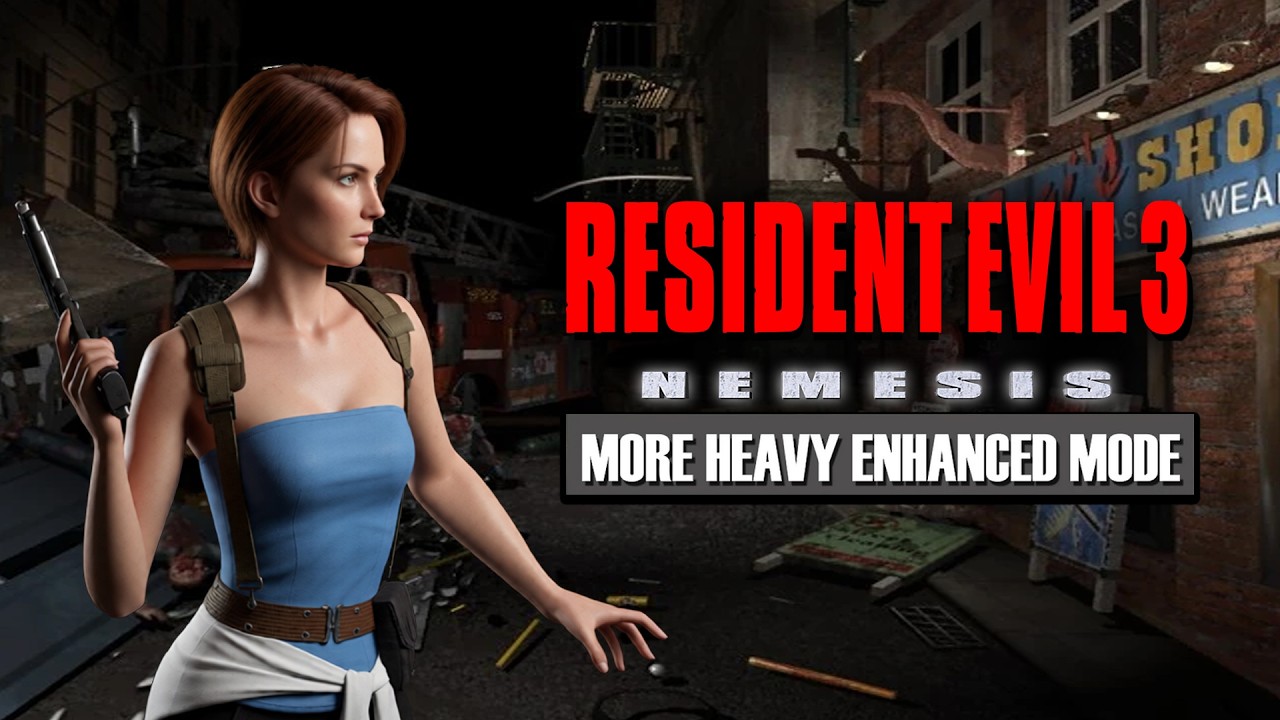 Resident Evil 3 Nemesis More Heavy Enhanced Mode🛑Прохождение