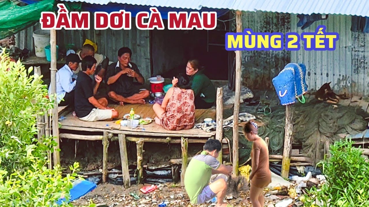 Cá Đồng Nướng Rơm, Bắt Vọp, Vùng Quê Yên Bình Không Tấp Nập Tại Đầm Dơi Cà Mau Ngày Mùng 2 Tết 2026