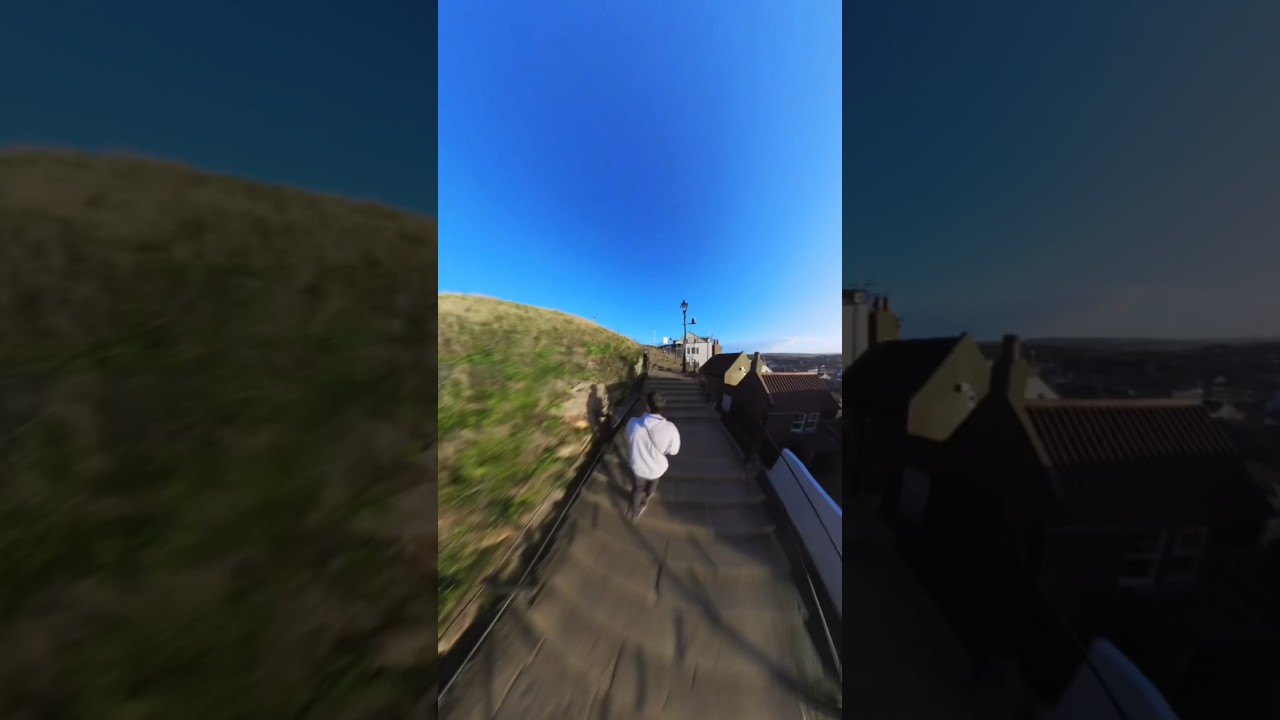 199 steps in 8 seconds (Whitby)