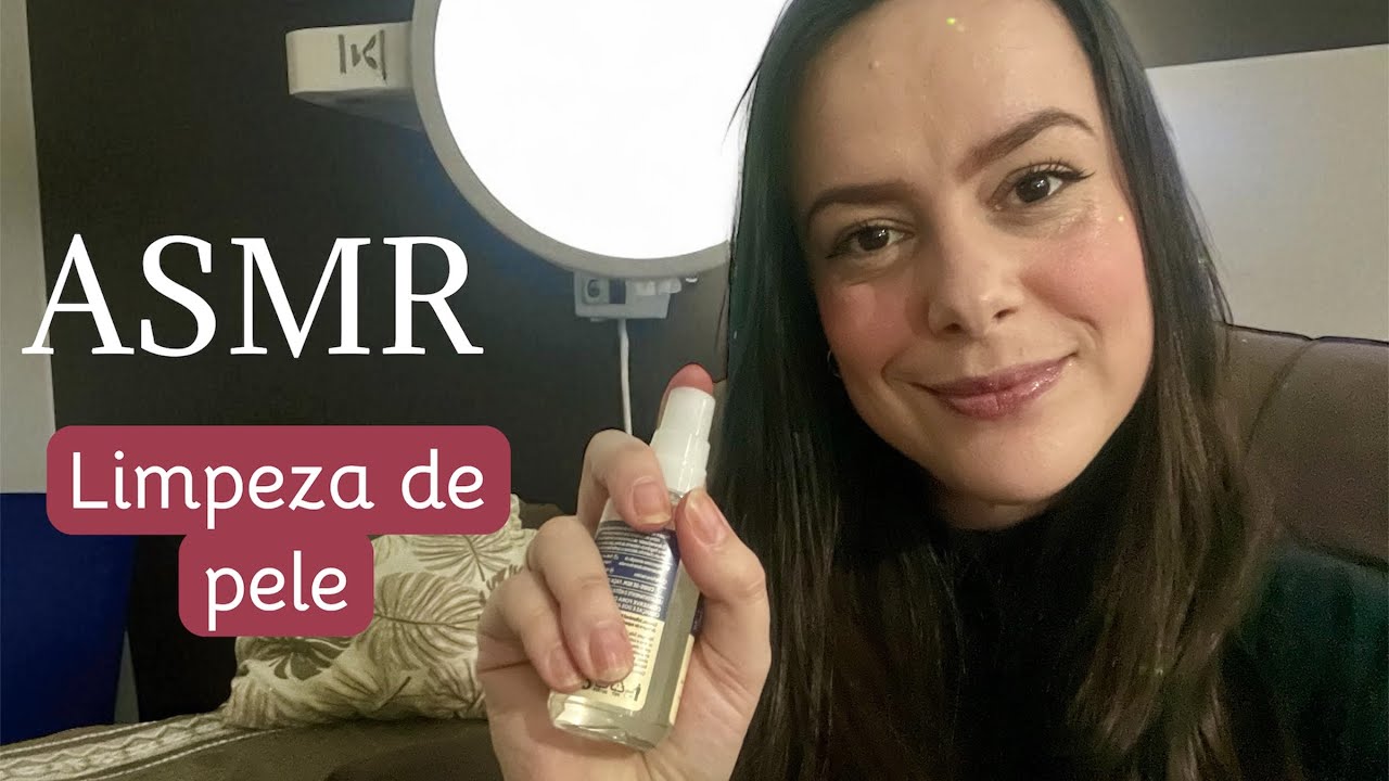 ASMR | Limpeza de pele com máscara de ouro ✨