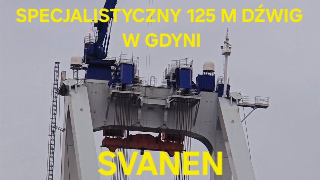 SPECJALISTYCZNY 125 METROWY DŹWIG W GDYNI