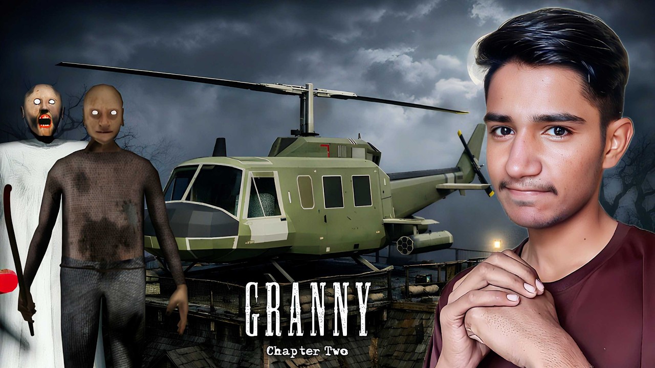 TRYING HELICOPTER ESCAPE FROM GRANNY AND GRANDPA 😱