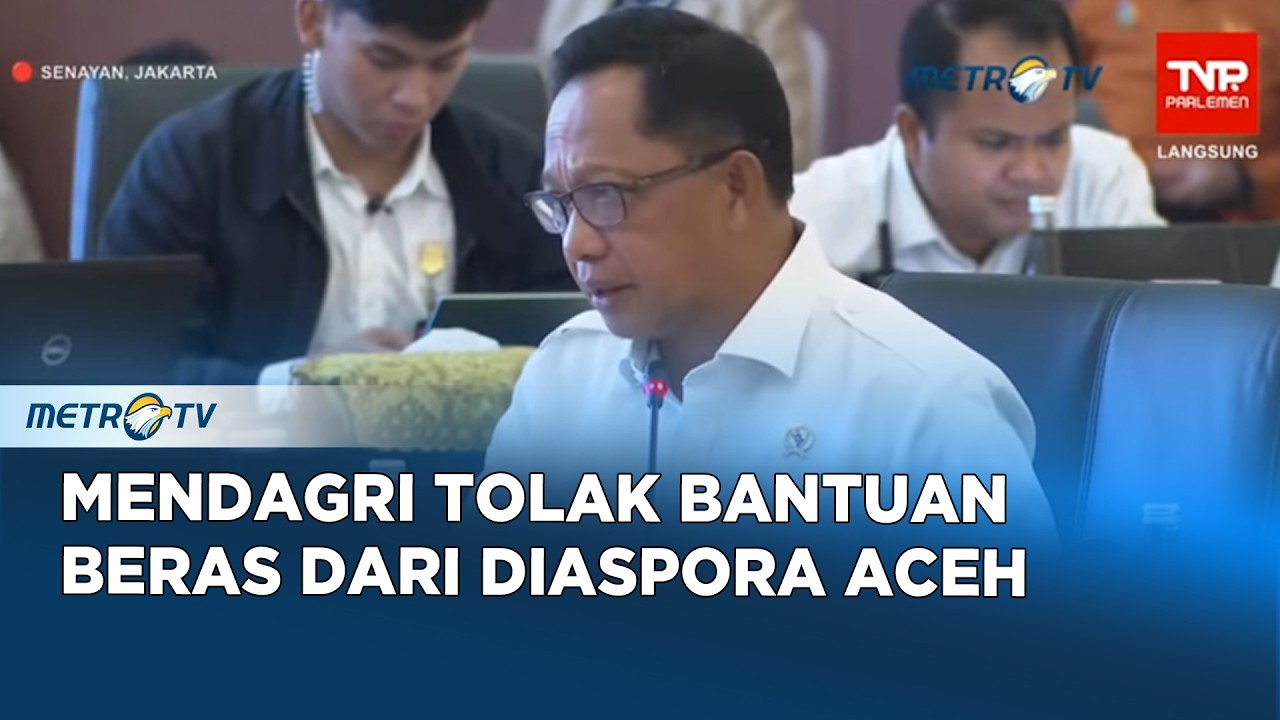 Mendagri Tolak Rencana Bantuan Beras dari Diaspora ke Aceh: Kita Swasembada