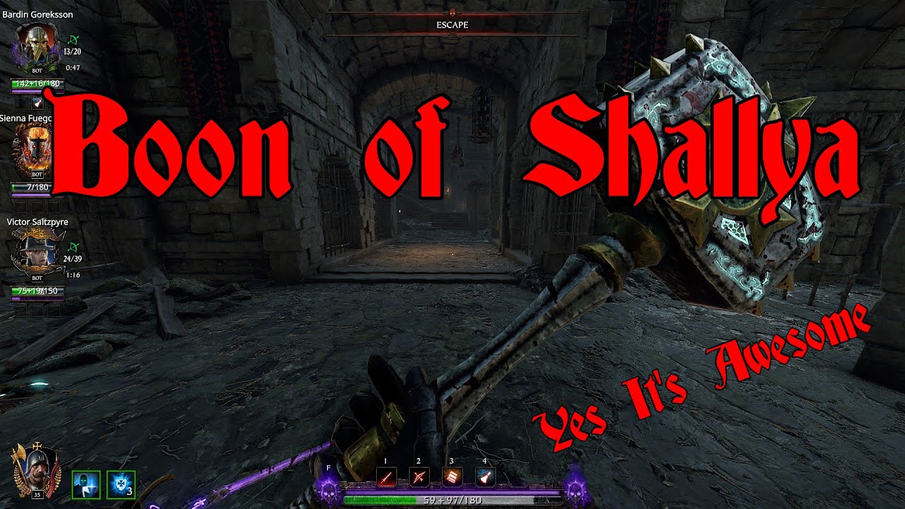 Vermintide 2: You Should Be Using Boon of Shallya