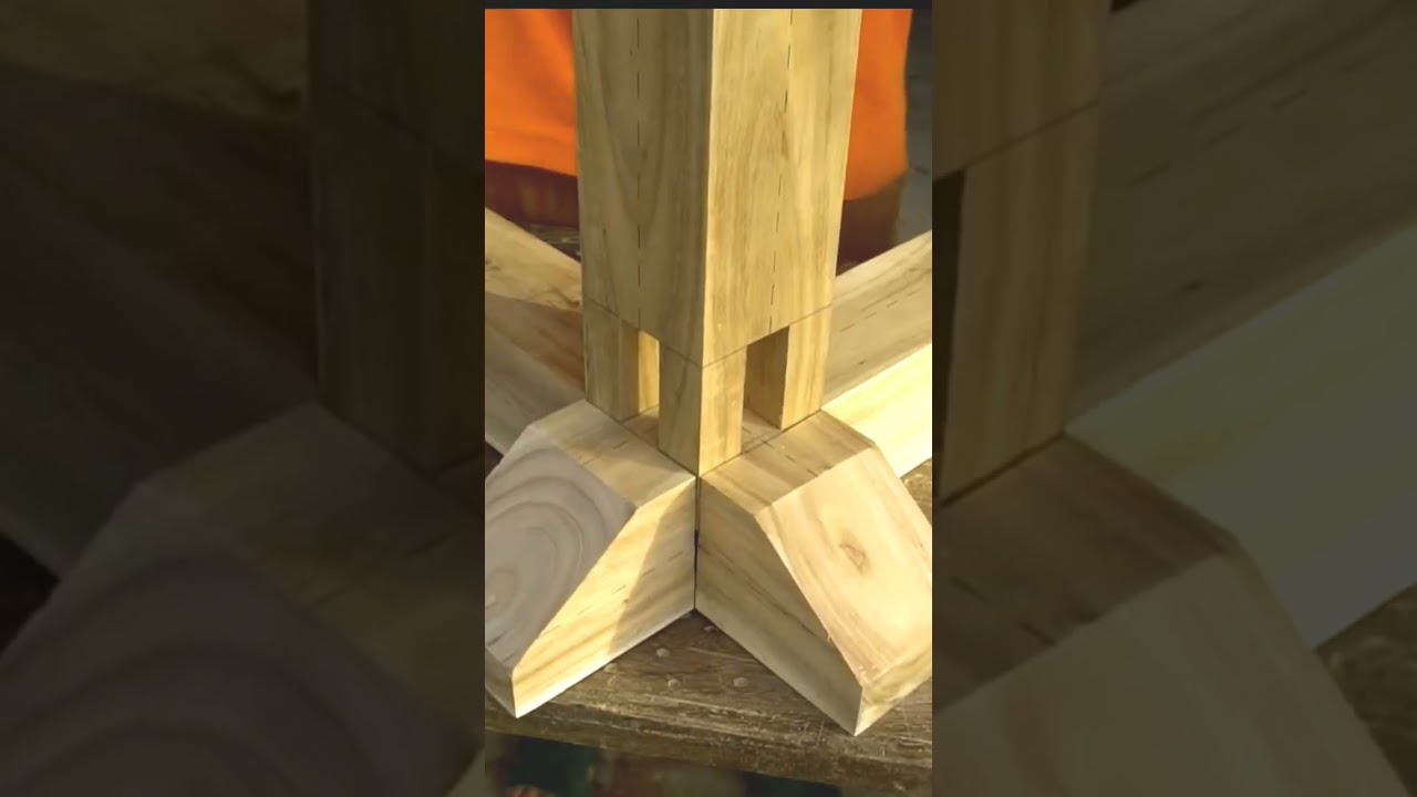 Most satisfying wood working project || Wood joint #woodwooding