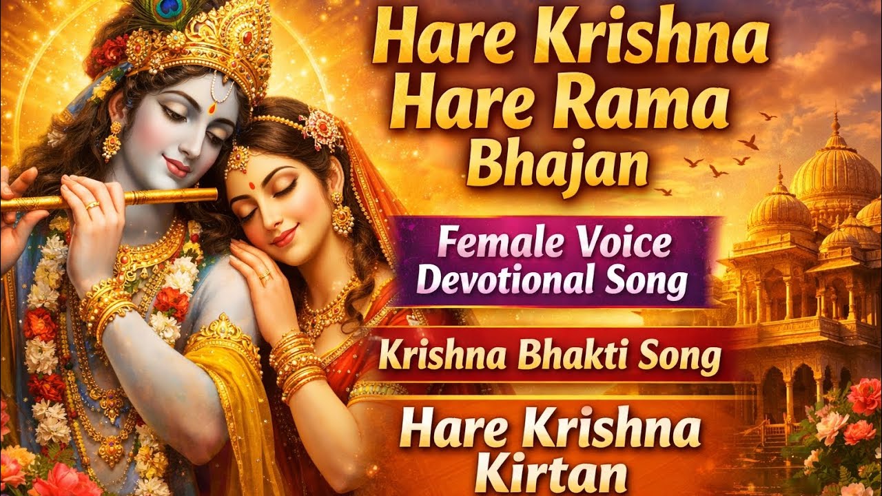 Hare Krishna Hare Rama Bhajan | Devotional Song | Krishna Bhakti Song | Hare Krishna Kirtan