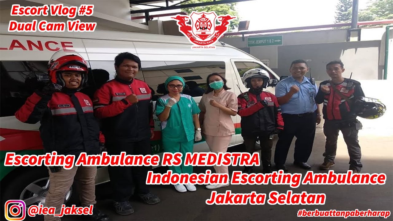 Escorting Ambulance RS Medistra | Pasien Urgent | Dual Cam View | Escort Vlog #5