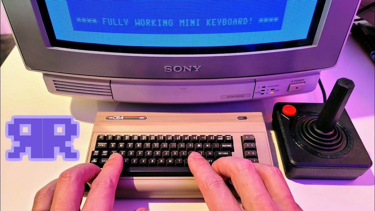 A WORKING mini KEYBOARD FOR THEC64 MINI®!