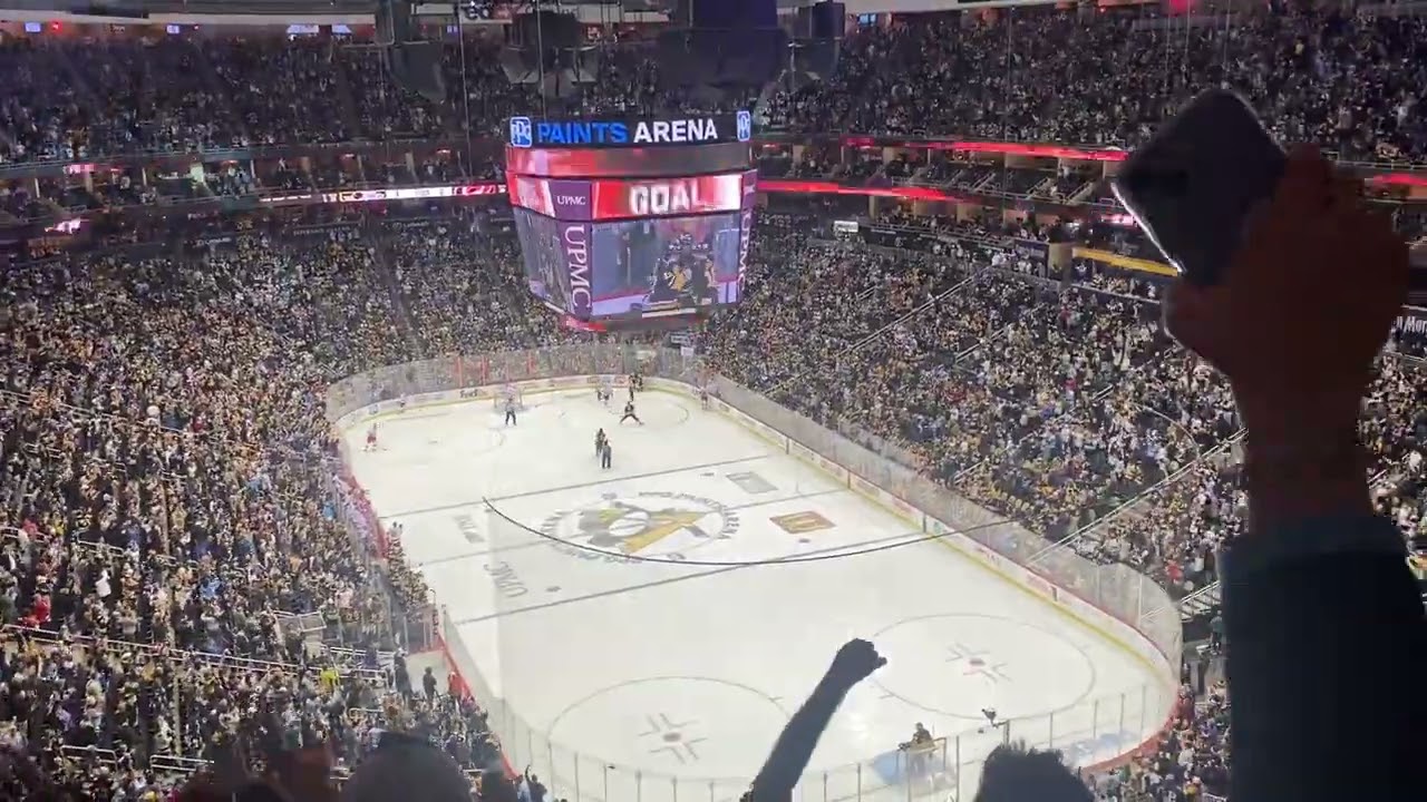 Pittsburgh Penguins All Goals vs Hurricanes Live In arena 12/22/22 Goal Horn Live