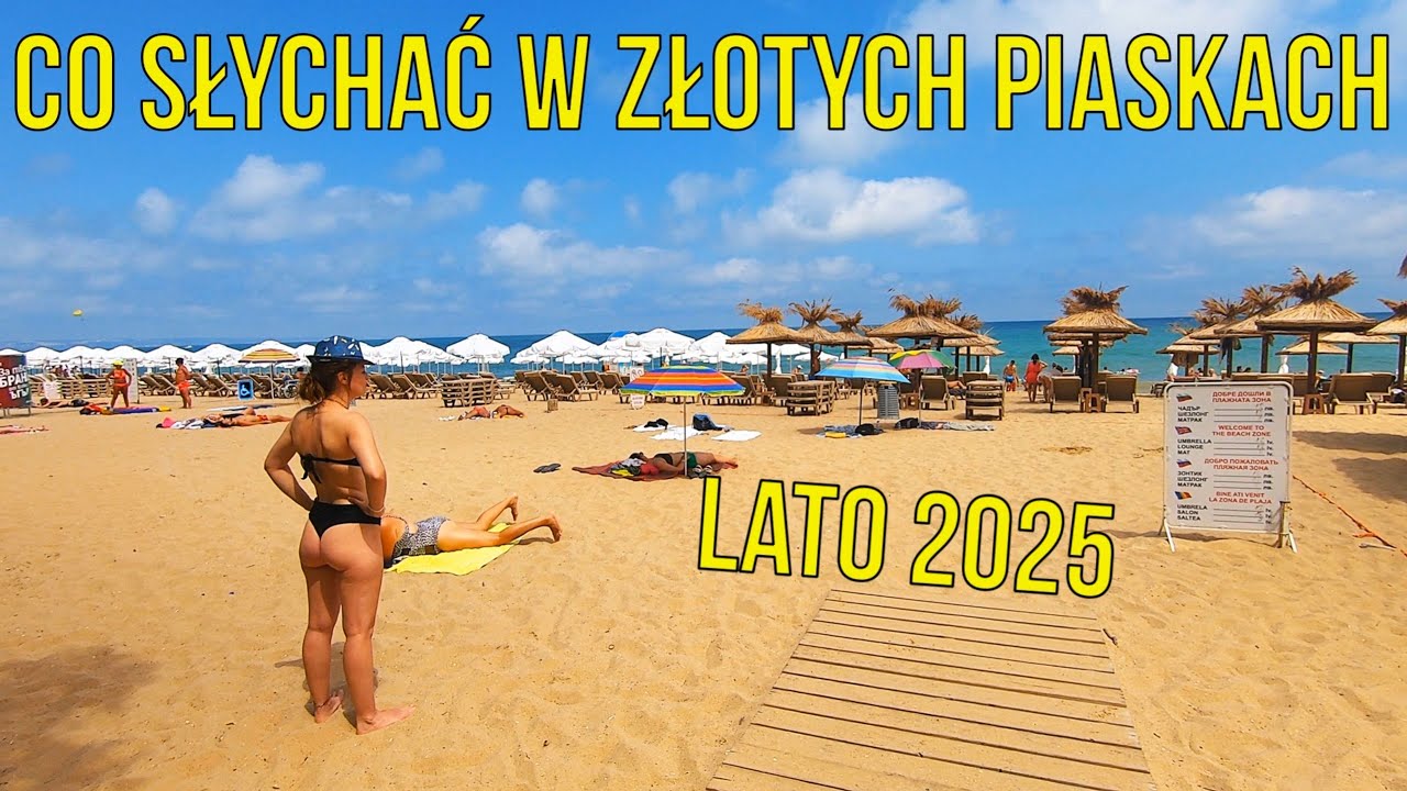 🇧🇬 Bułgaria - Złote Piaski | Wakacje 2025 | Plaża | Morze | Miasto 🌊🏖️🌞