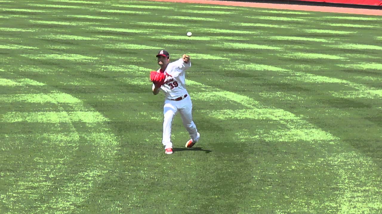 Jaime Garcia rampingup his warmup