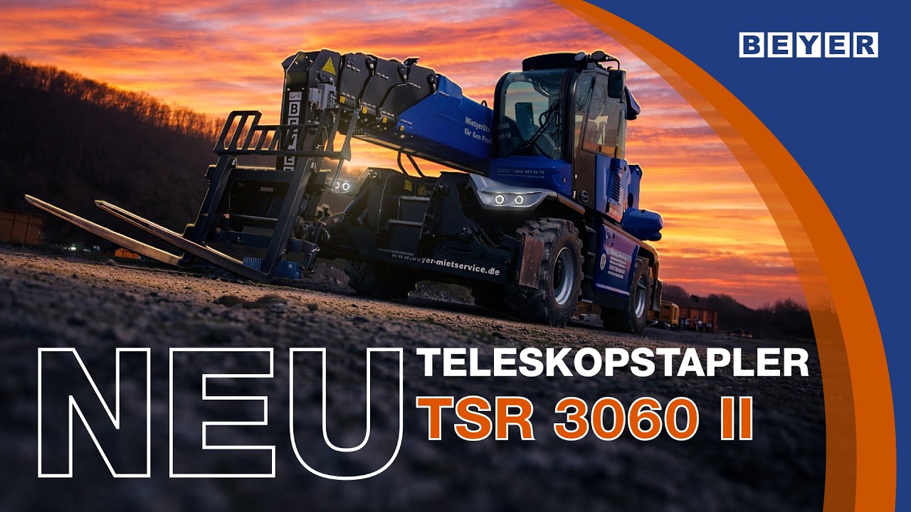 TSR 3060 II neu im Sortiment | 6 t Rotor Teleskopstapler mit 29,9 m Hubhöhe