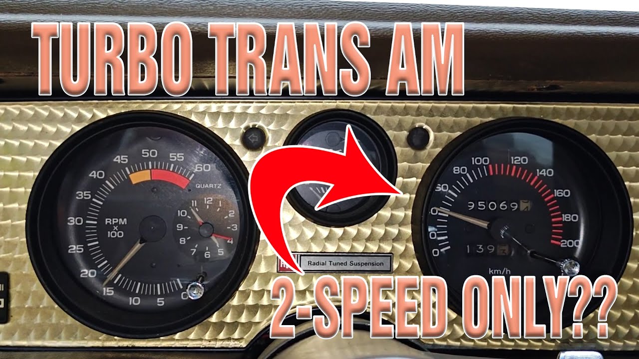 2-Speed Only?? - Working on Turbo Trans Am