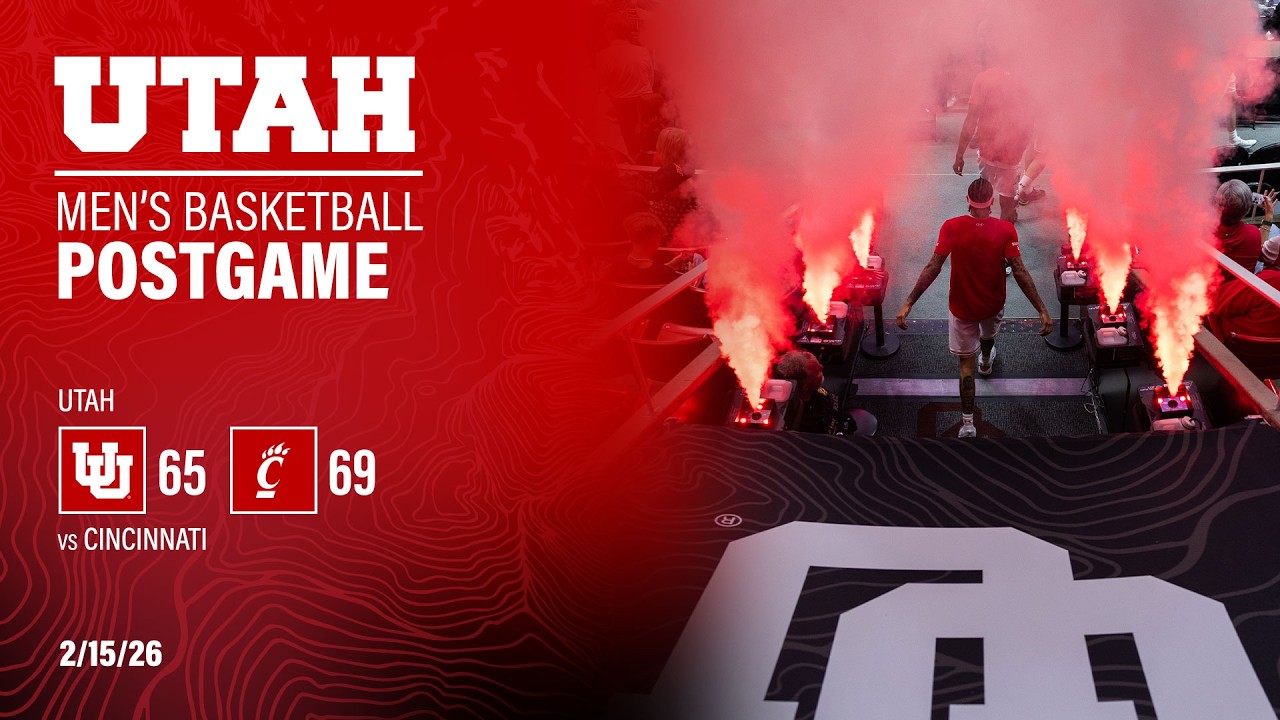 Utah: 65, Cincinnati: 69 | Utah Basketball Postgame Press Conference