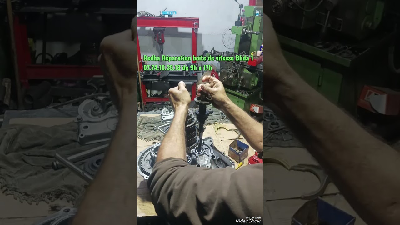 montage boite de vitesse fiat panda