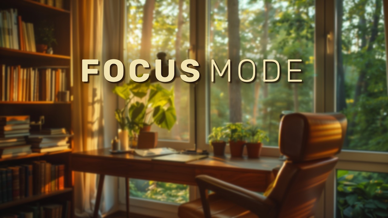 Focus Mode 🌿 Calm Piano Music for Deep Work & Productivity | 90 Minutes