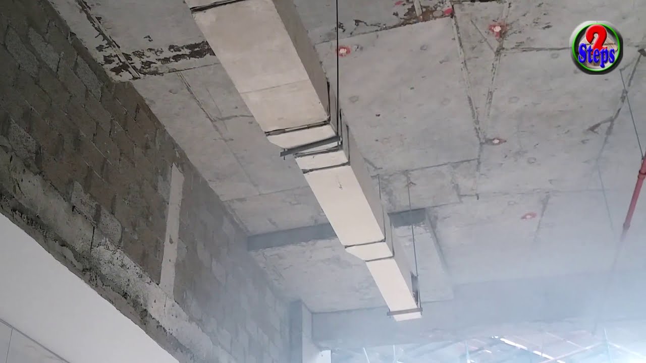 Ducting Work | Smoke Test for Duct Leakage Checking | HVAC Work
