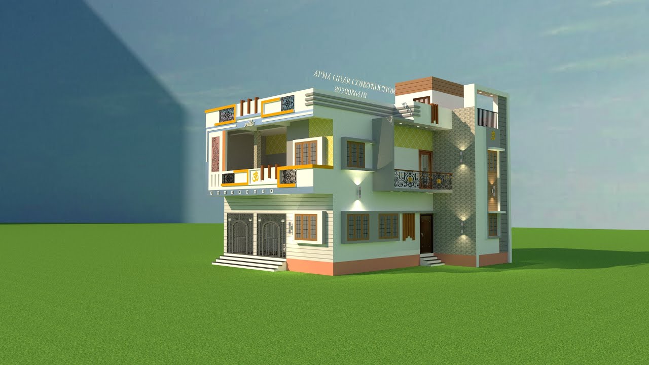 6 Bedroom House Design ! 6bhk ! Apna ghar advice