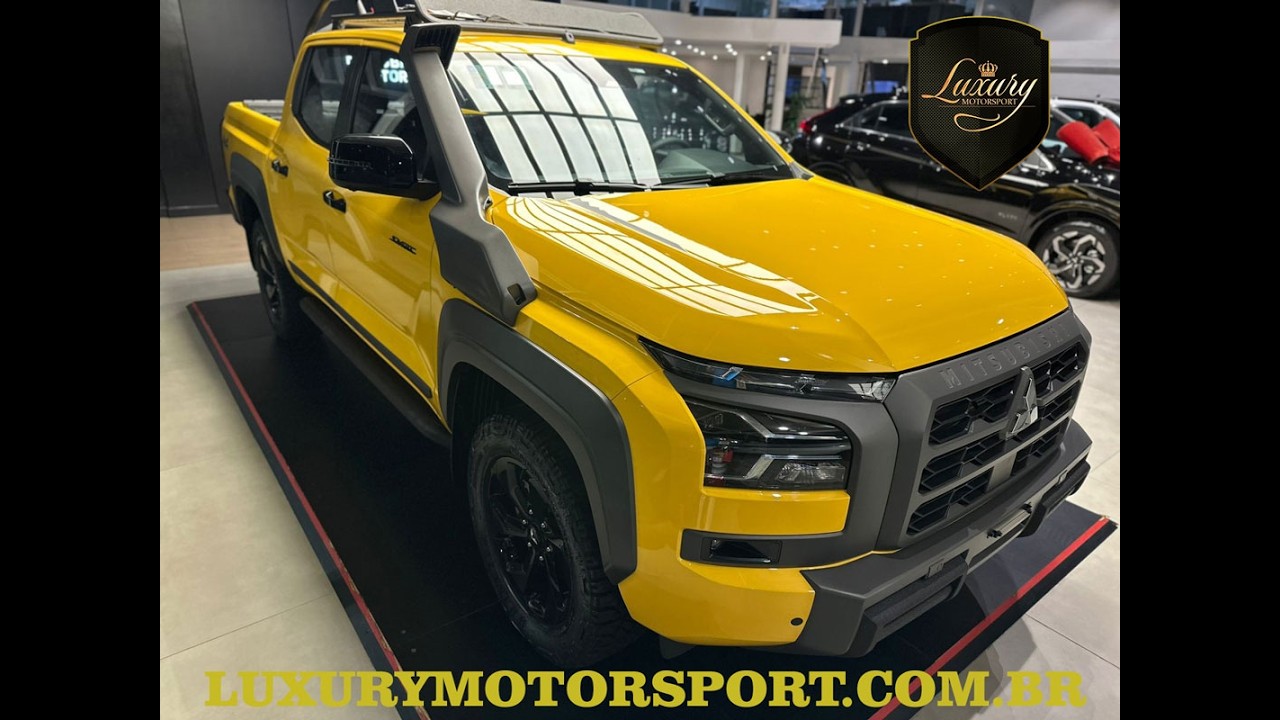 L200 TRITON SAVANA 2026 AMARELA 0 KM PRONTA ENTREGA LUXURY MOTOR SPORT 