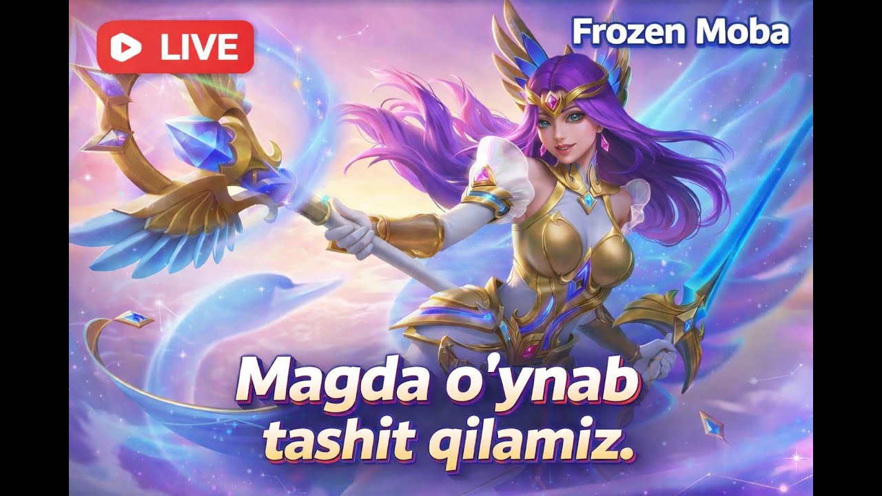 Kech bo'masdan STREAM qiliamiz, O'QIB kirmagan KAL bo'b qosin #frozenmoba #livestream #mlbb #mlbbuzb
