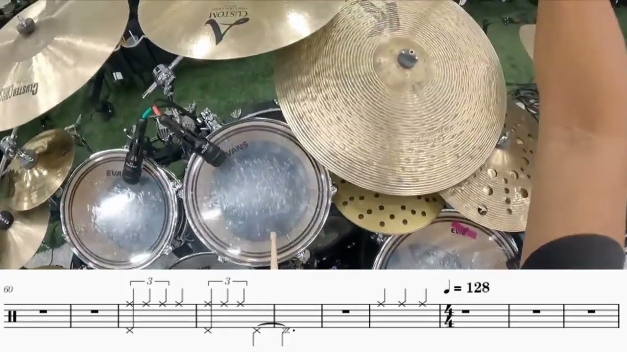 (PART 1) Blue Devils 2022- Drum Set Transcription- 