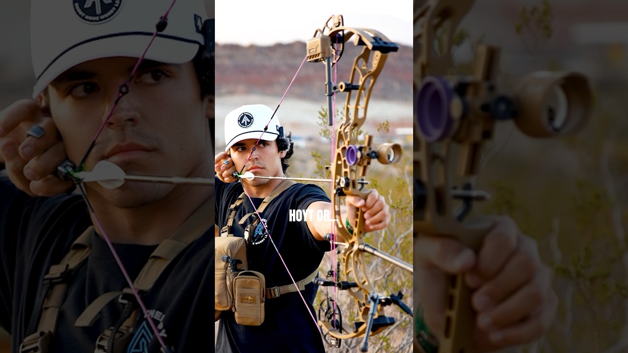 Hoyt or Mathews? #archery #hoytarchery #mathewsarchery #bowhunting #3darchery