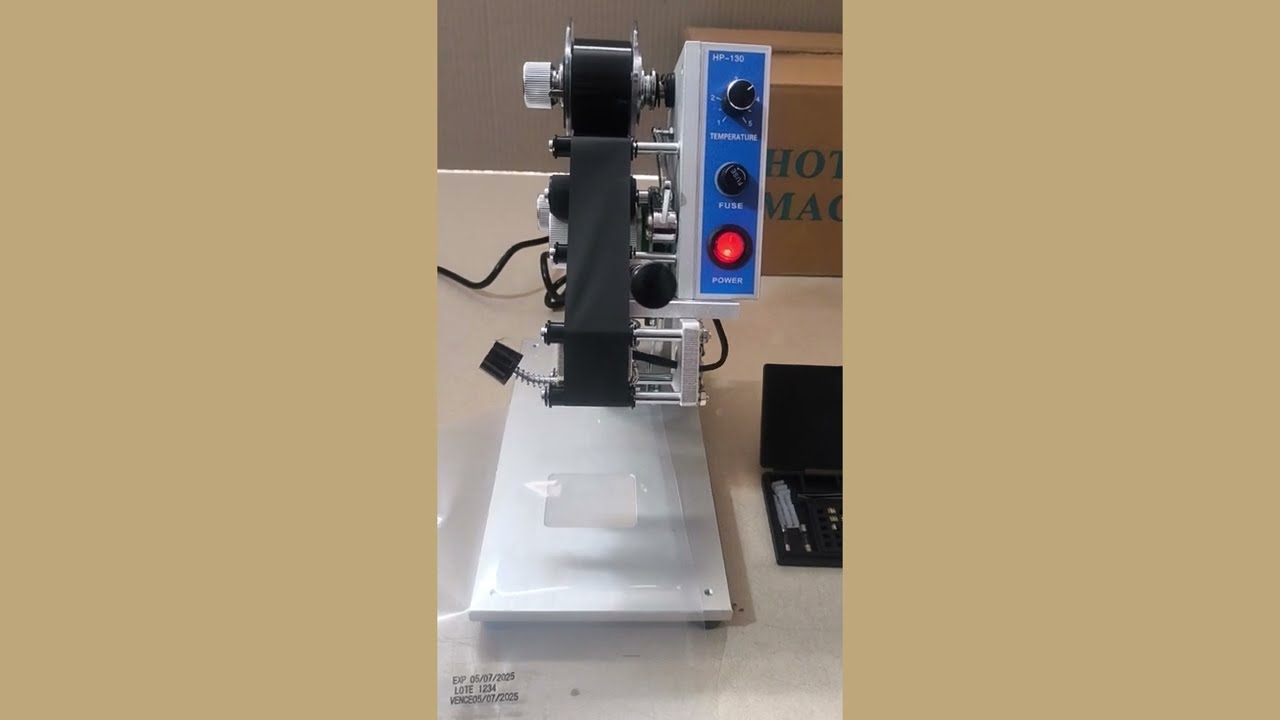 Funcionamiento Fechadora manual Comercializadora RIVA