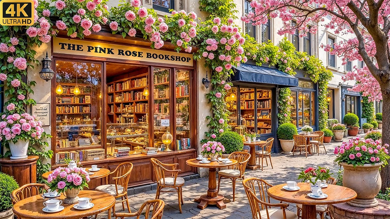 Spring Jazz Café Escape - Relaxing Jazz Music At Spring Coffee Shop Ambience For Focus & Calm